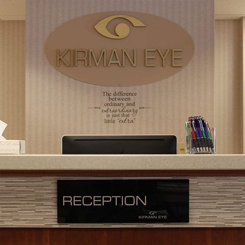 kirman eye reception desk